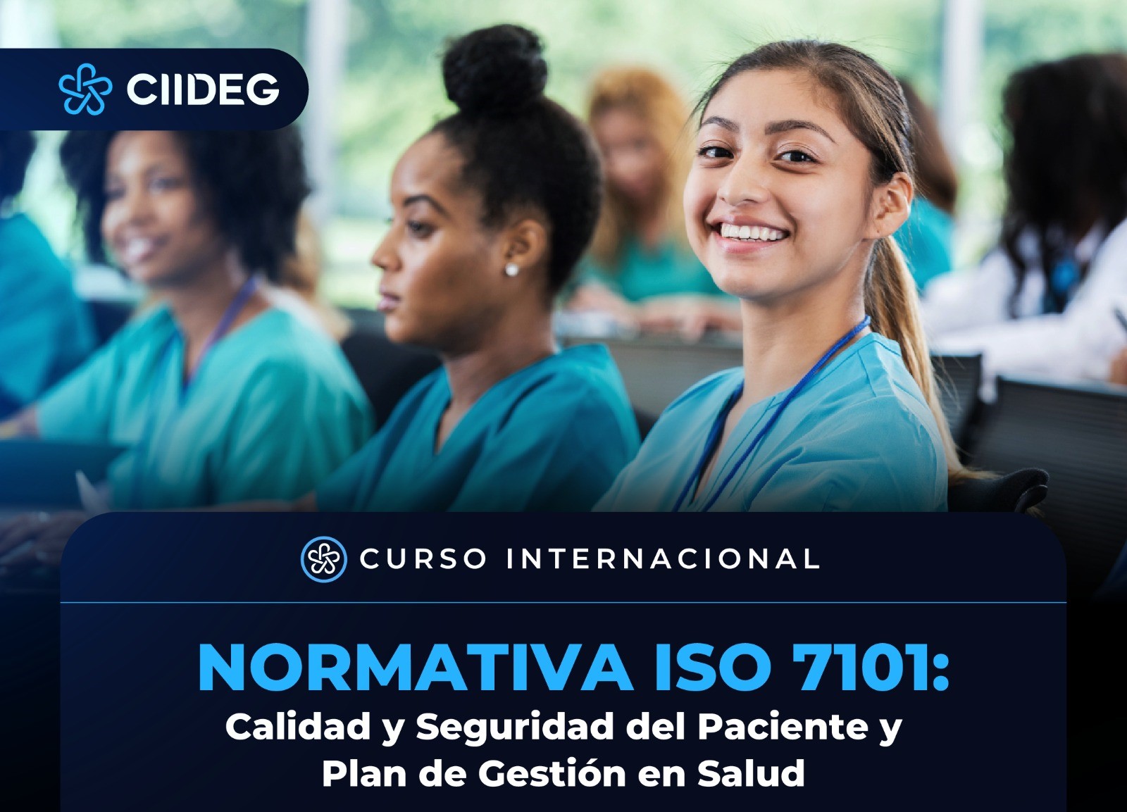 CURSO INTERNACIONAL ISO 7101:2023 CALIDAD Y SEGURIDAD DEL PACIENTE Y PLAN DE GESTIÓN EN SALUD